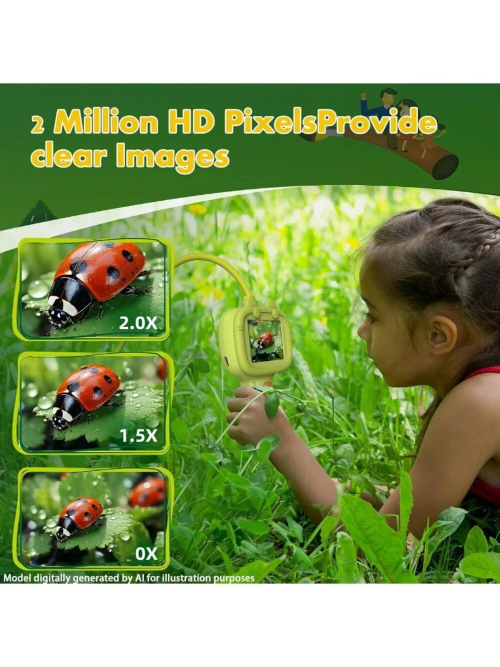 STEM Borescope Camera with Light | Educational Toy for Kids 3-10 | Outdoor